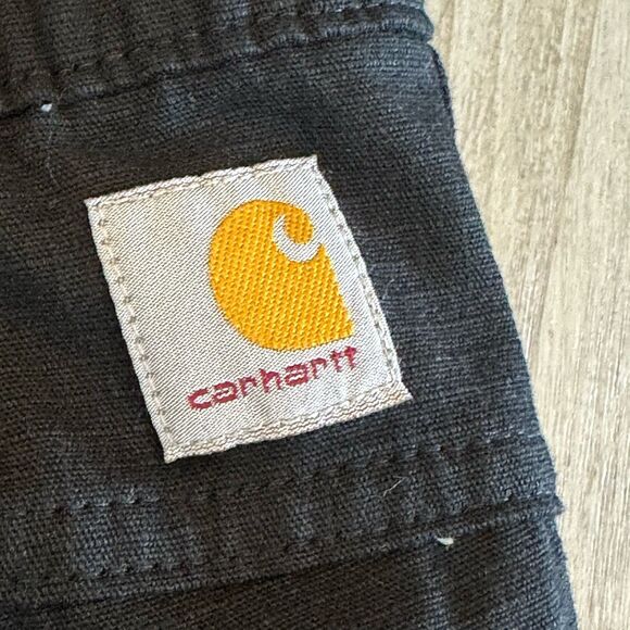 NWT Carhartt Shorts Womens 2X Force Ripstop Work Short Relaxed Fit Black UPF - Picture 3 of 7